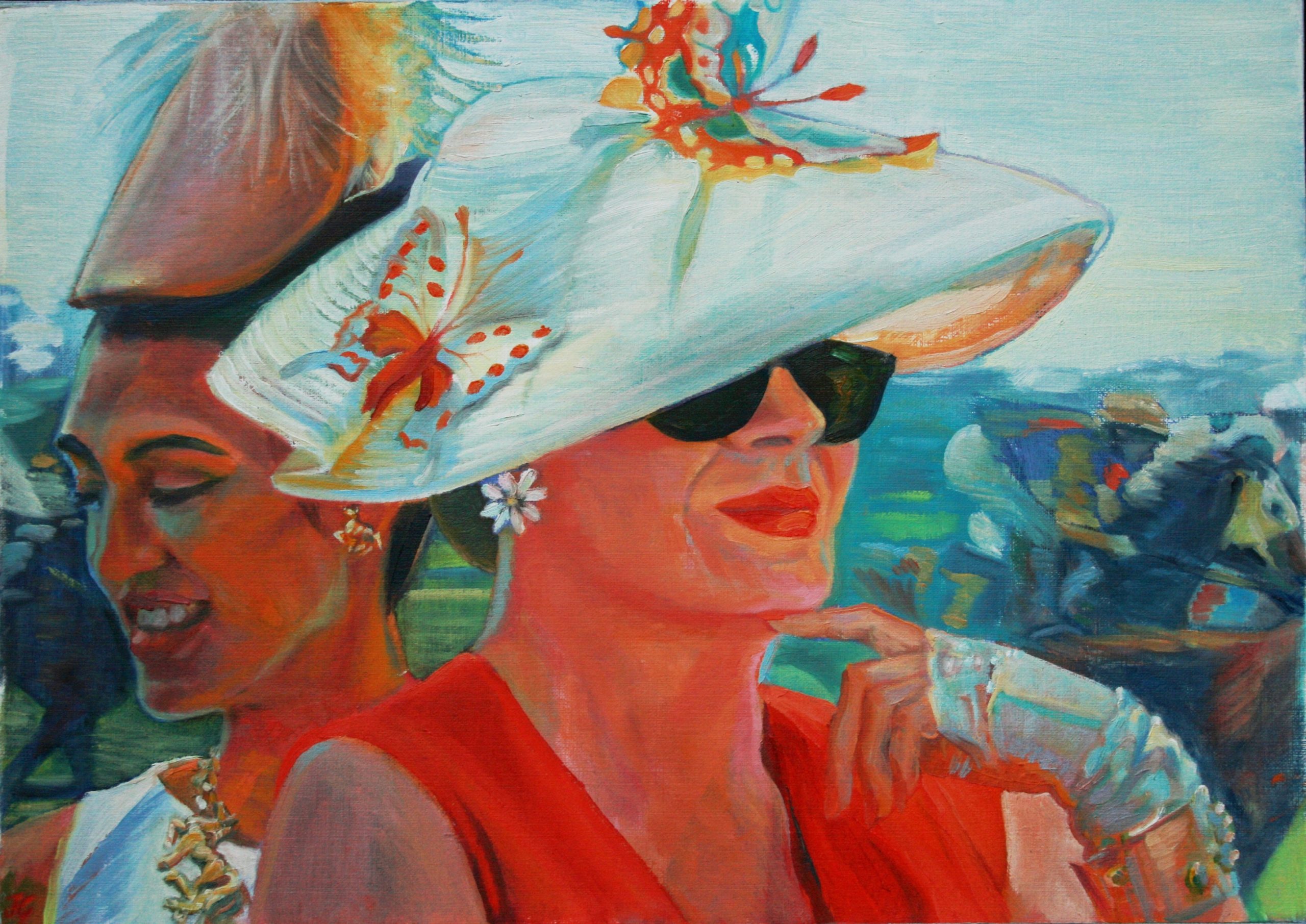 JGood_Butterfly Hat_Oil on board 30x46cm