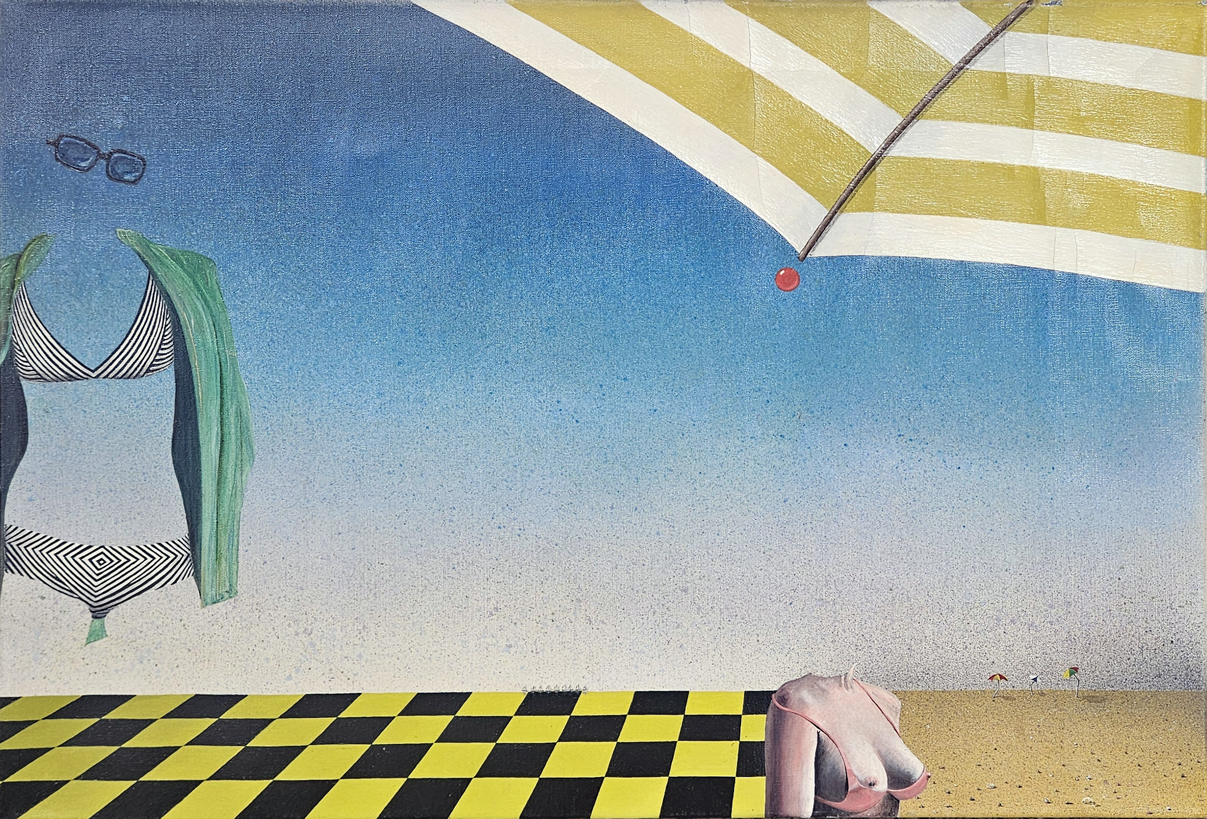 PAINTING SURREAL BEACH 2
