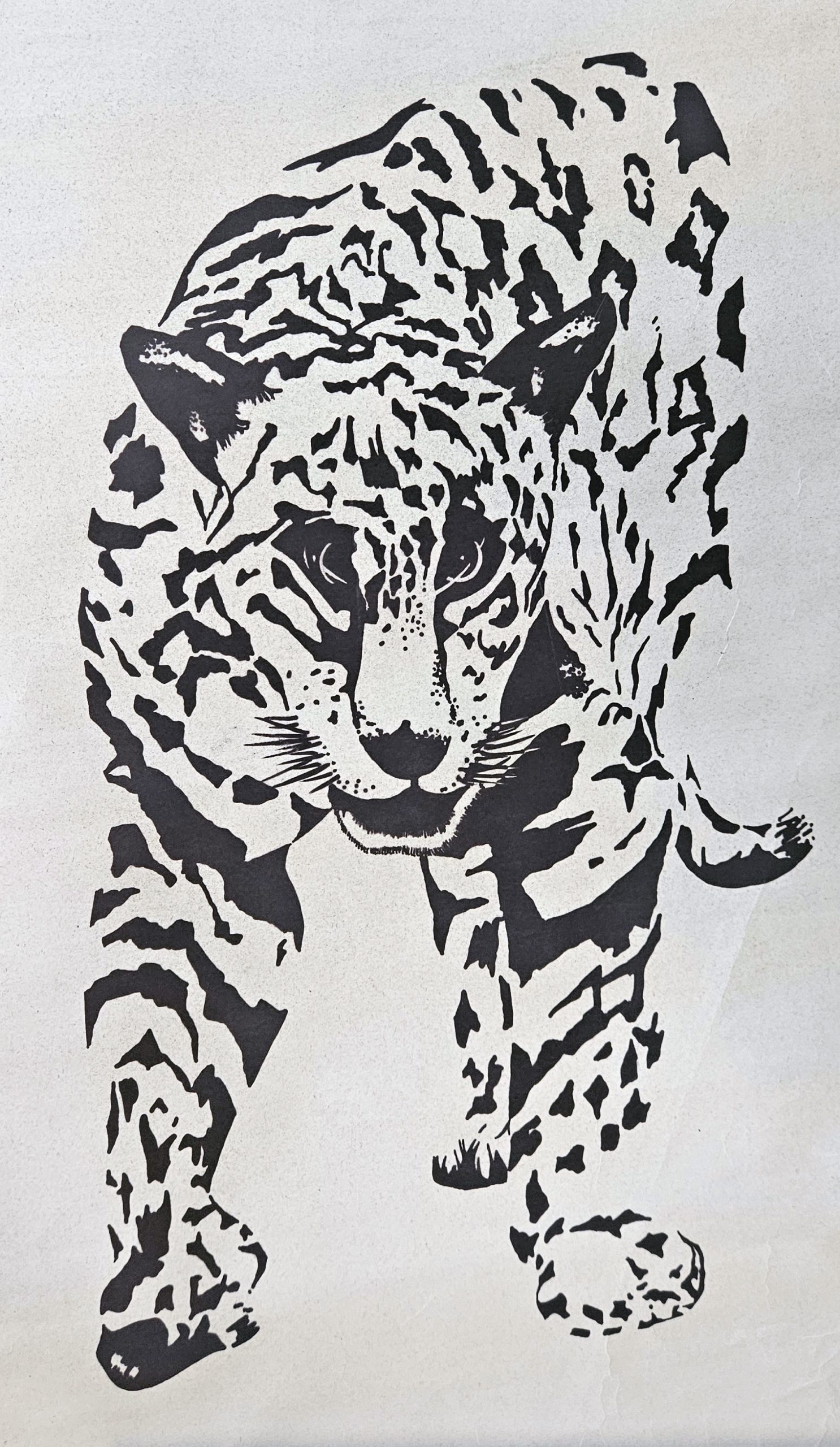 SILK SCREEN TIGER 2