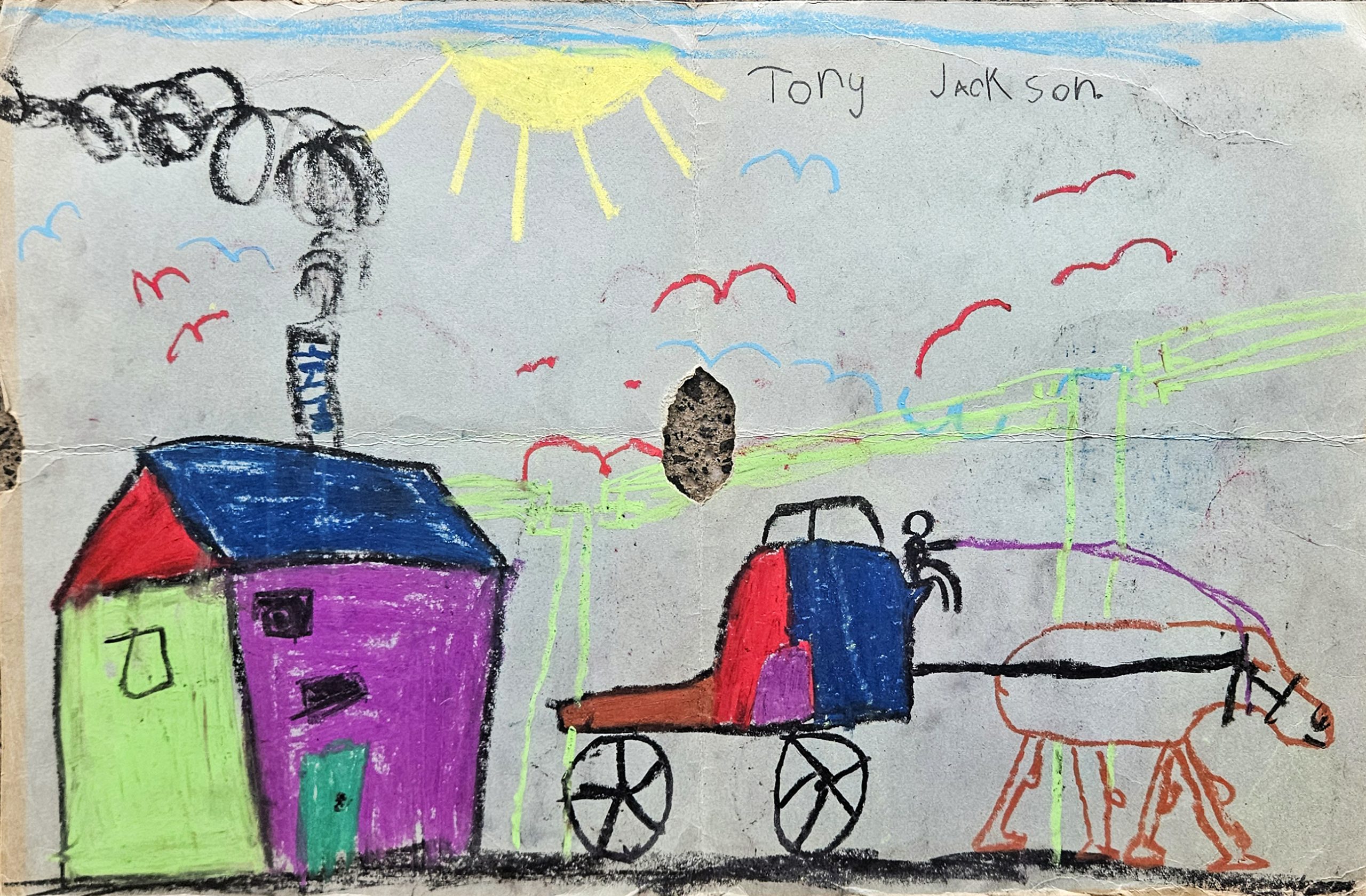 VERY EARLY DRAWING c 1958