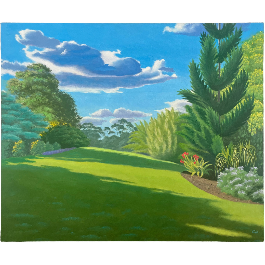 Nunzio painting ‘Yellow marigolds in unseen territories’ 2023